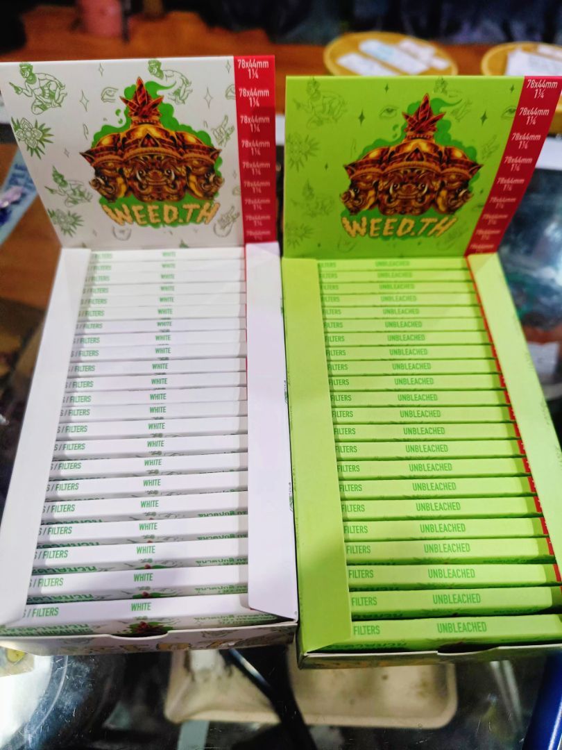 Full Box of 22x Rolling Paper & Tips - Rolling Papers - 110mm King Size - weedth / weed.th
